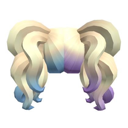 Curly-Pigtails-With-Bangs-Blond-Sky-Ombre-Split-Roblox