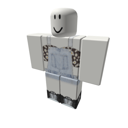 Daisy-Crop-Top-with-Washed-Overalls-And-Converse-Roblox