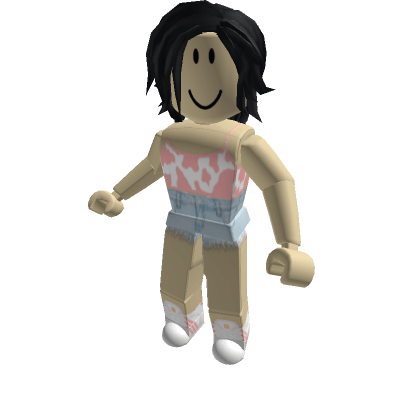 Pink-Cow-Tank-Top-w-Shorts-Roblox-Avatar