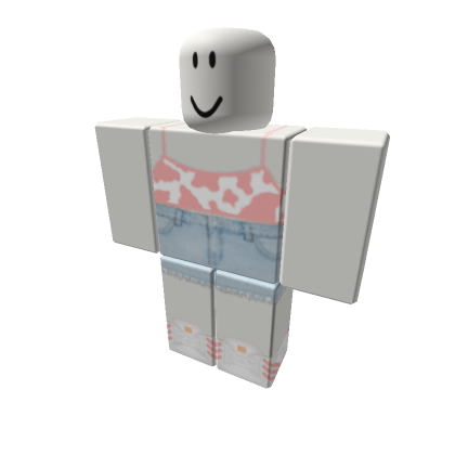 Pink-Cow-Tank-Top-w-Shorts-Roblox