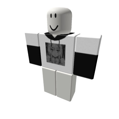 White-Shirt-w-Black Hoodie-Anime-Roblox