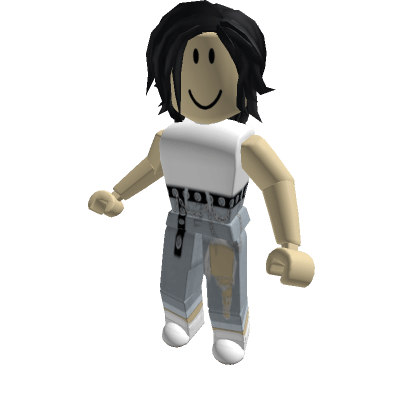 ripped-cute-jeans-w-black-belt-Roblox-Avatar