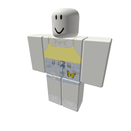 yellow-butterfly-shorts-w-vsco-top-Roblox