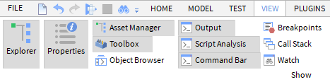 Roblox Studio - View options