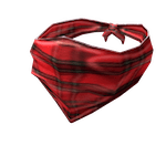 Bandites Red Plaid Bandana roblox