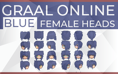 Graal Online – Blue Female Heads