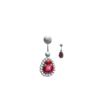 Luxurious Ruby Earrings Roblox