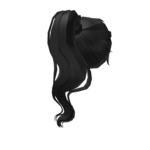 Precious Pony Black roblox hair