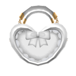 White Heart Shoulder Purse Roblox