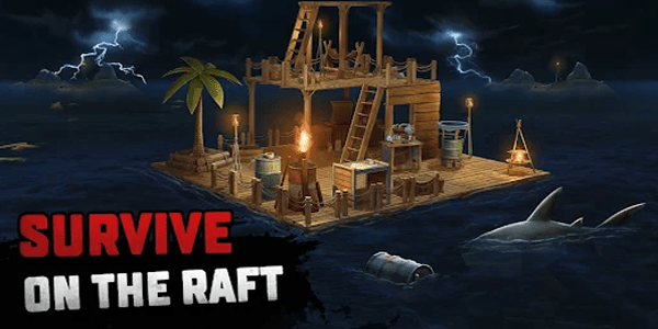 best mobile survival games - Raft Survival