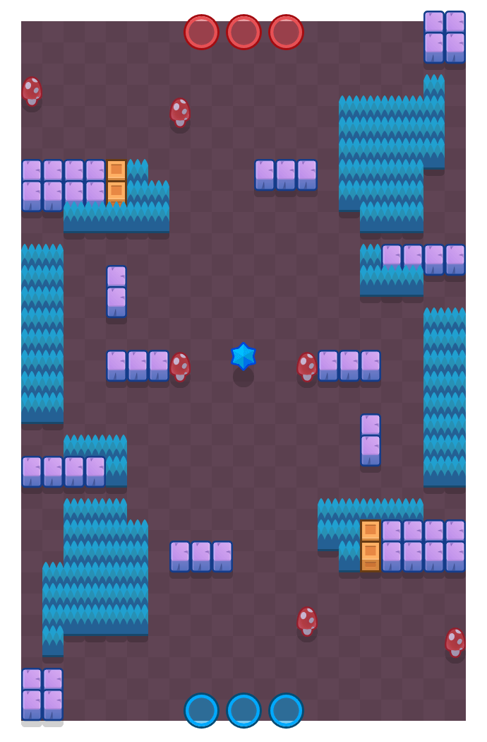 Brawl Stars Bounty Maps Flank Attack