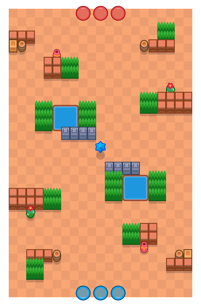 Brawl Stars Bounty Maps Shooting Star