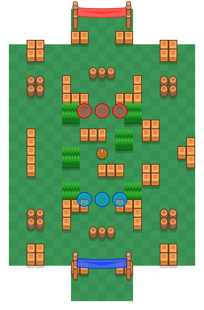 Brawl Stars Brawl Ball Maps Triple Dribble