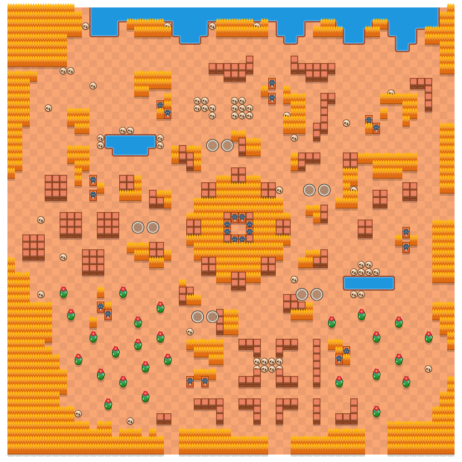 Brawl Stars Duo Showdown Maps Feast or Famine