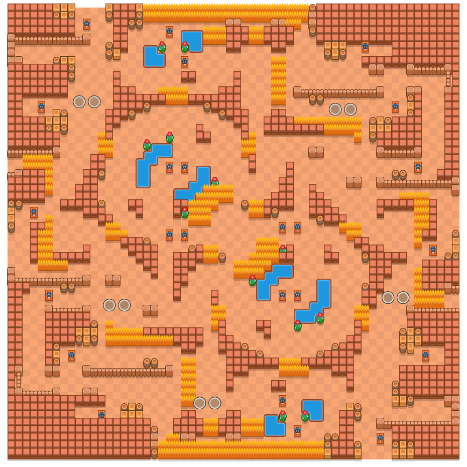 Brawl Stars Duo Showdown Maps Fiftyfive