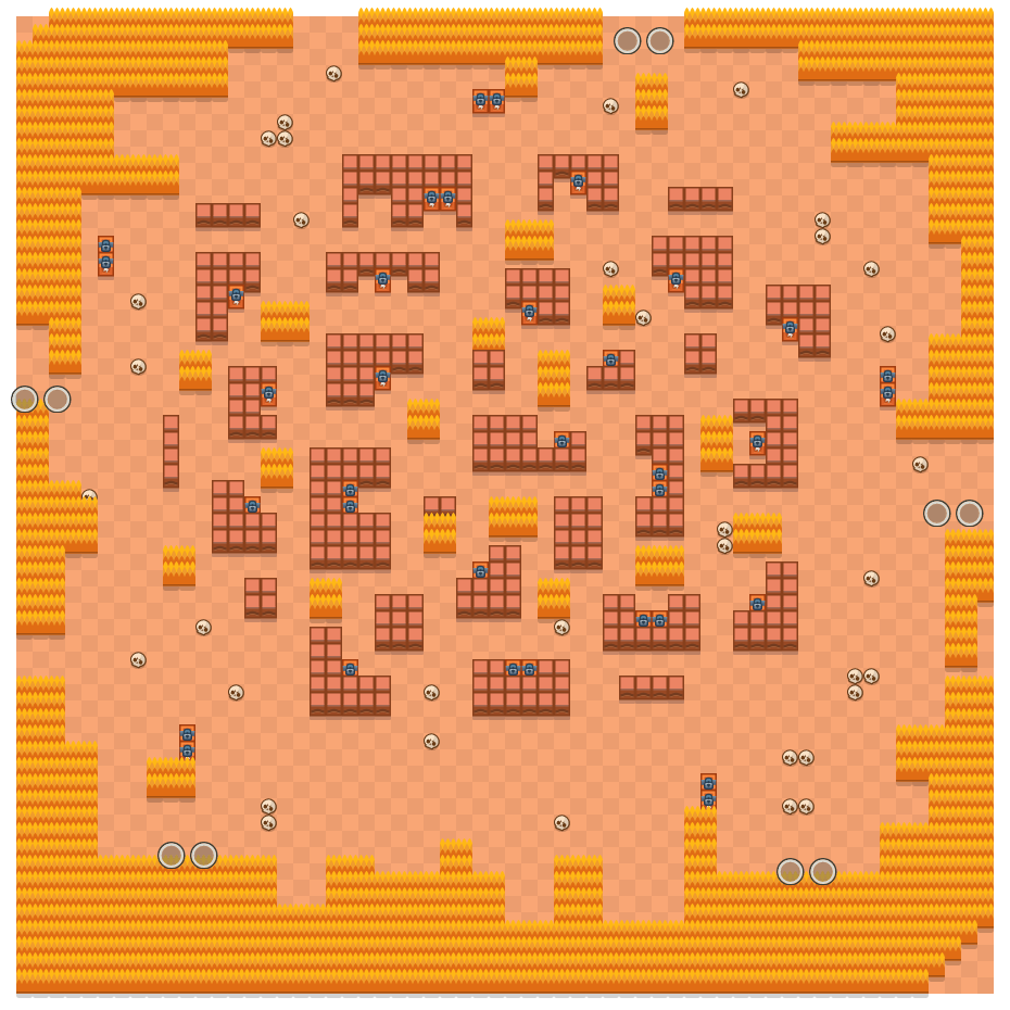 Brawl Stars Duo Showdown Maps Stormy Plains