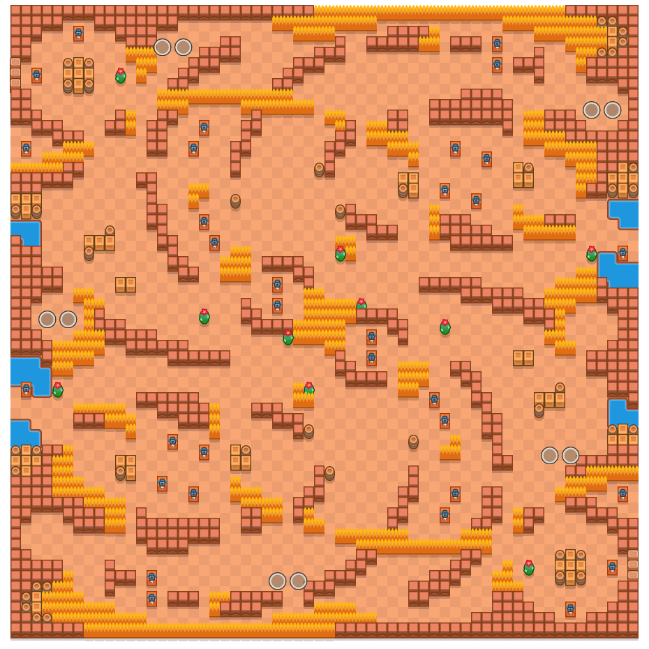 Brawl Stars Duo Showdown Maps Sunset Vista