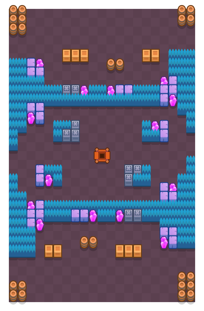 Brawl Stars Gem Grab Maps Hard Rock Mines