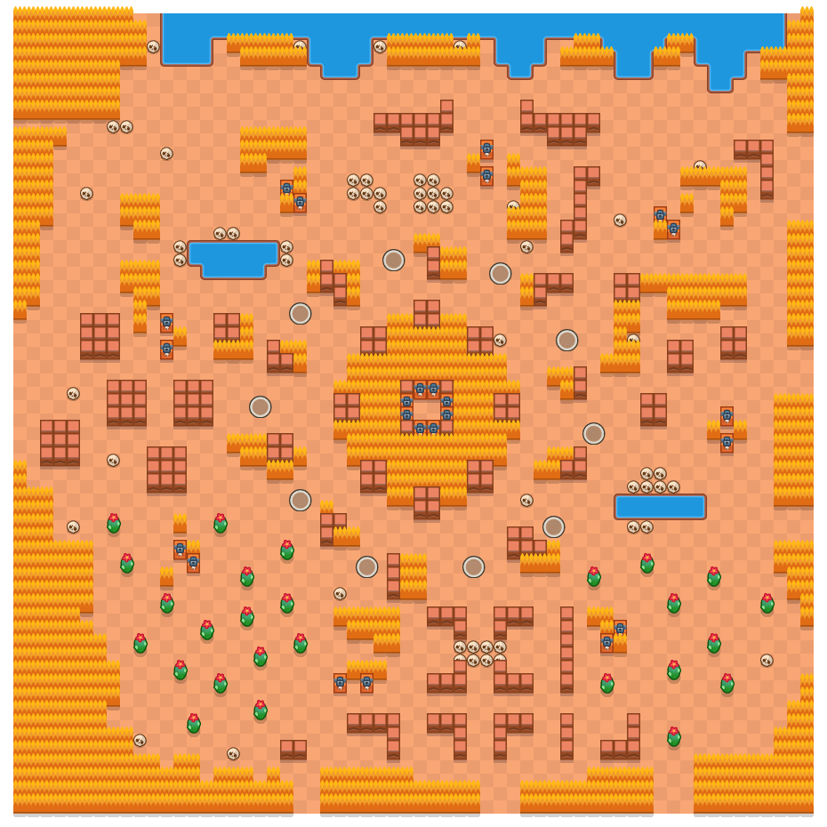 Brawl Stars Solo Showdown Maps Feast or Famine