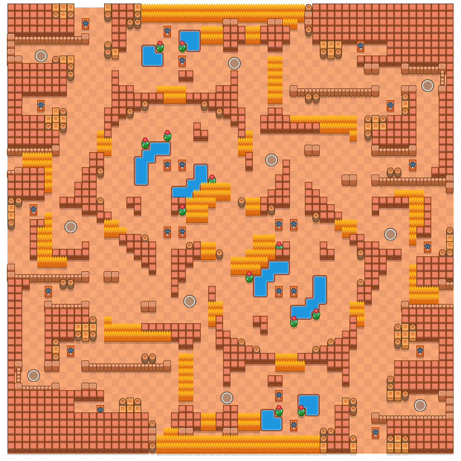 Brawl Stars Solo Showdown Maps Fiftyfive