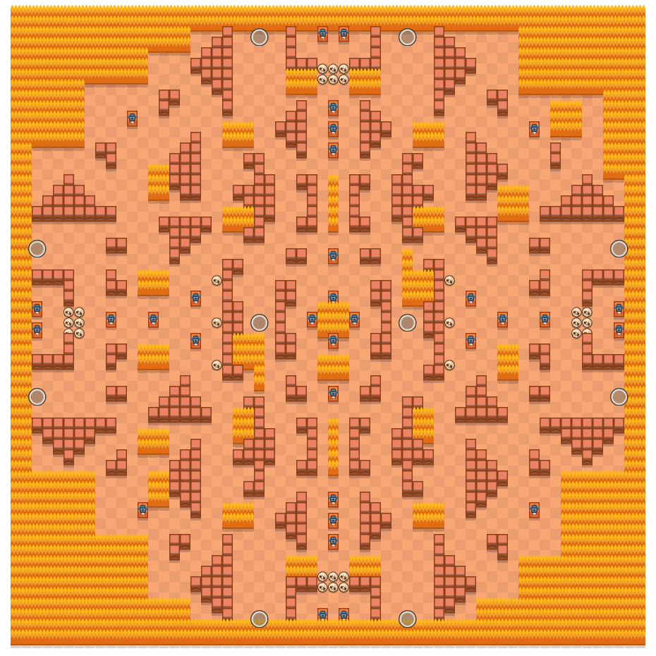 Brawl Stars Solo Showdown Maps Rockwall Brawl