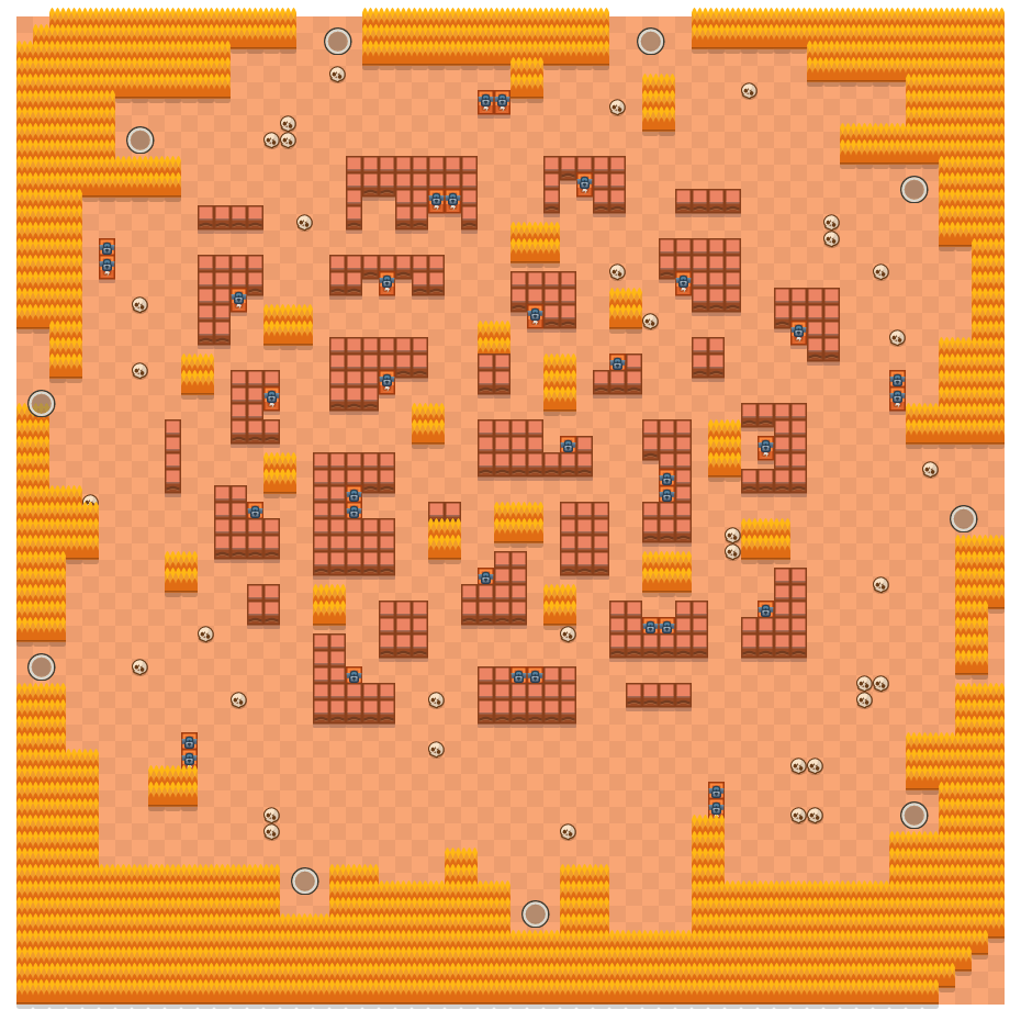 Brawl Stars Solo Showdown Maps Stormy Plains