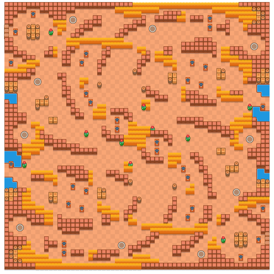 Brawl Stars Solo Showdown Maps Sunset Vista