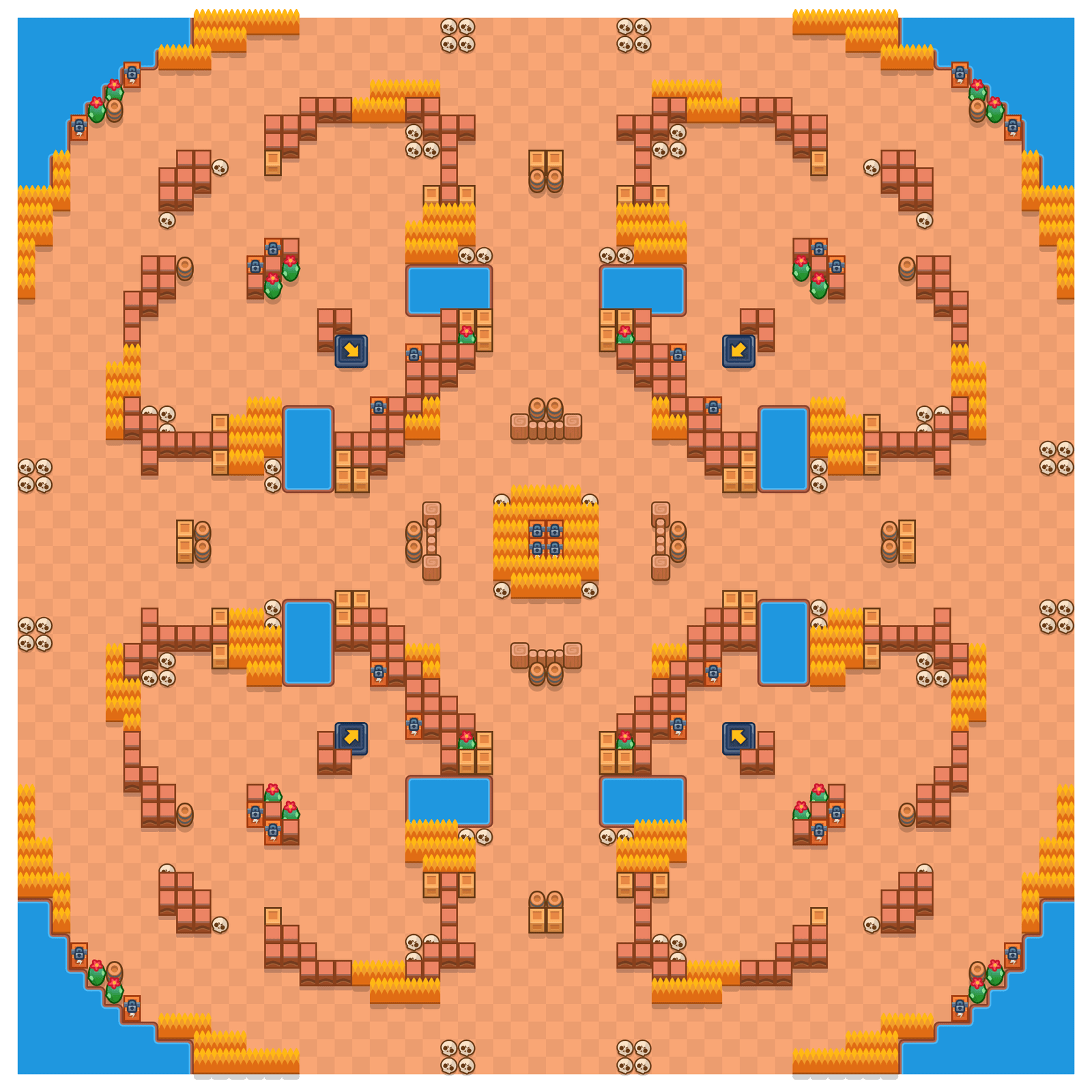 Brawl Stars Trio Showdown Maps Ring O Brawlin